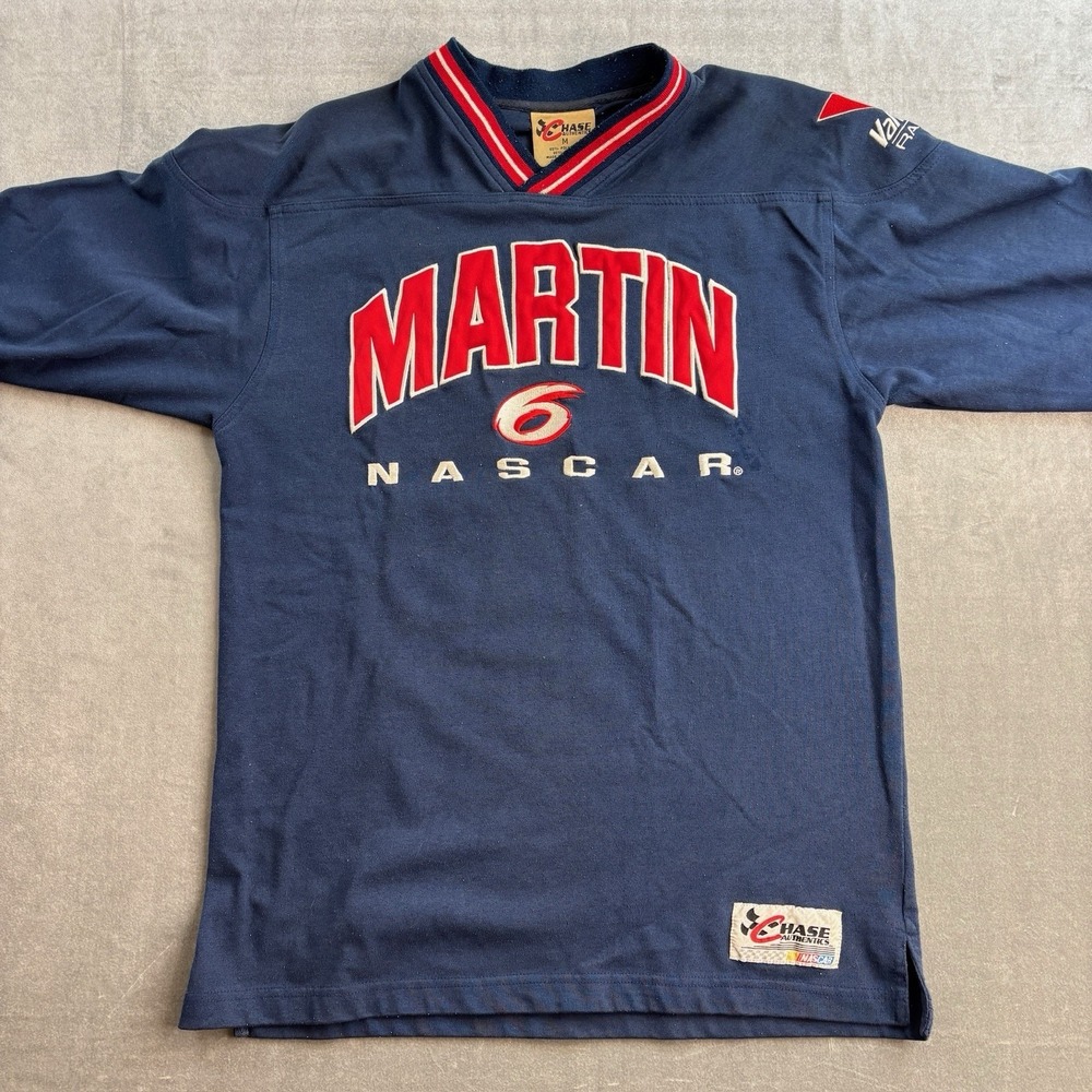 Vintage NASCAR Sweatshirt Adult Extra Large Mark Martin #6 Racing Cars 90s